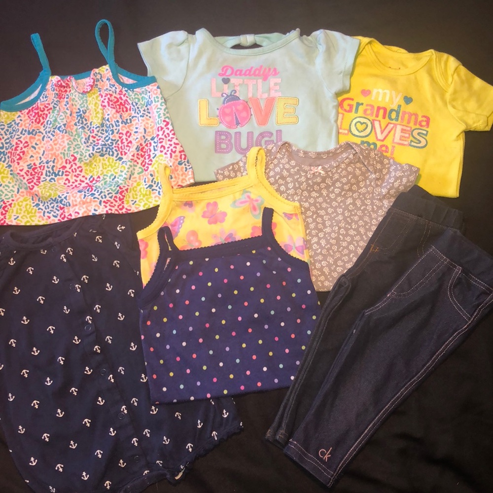 12 month baby girl lot